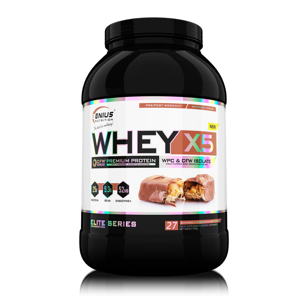 Whey-X5 Protein Powder - 2000g with 61 Servings by Genius Nutrition