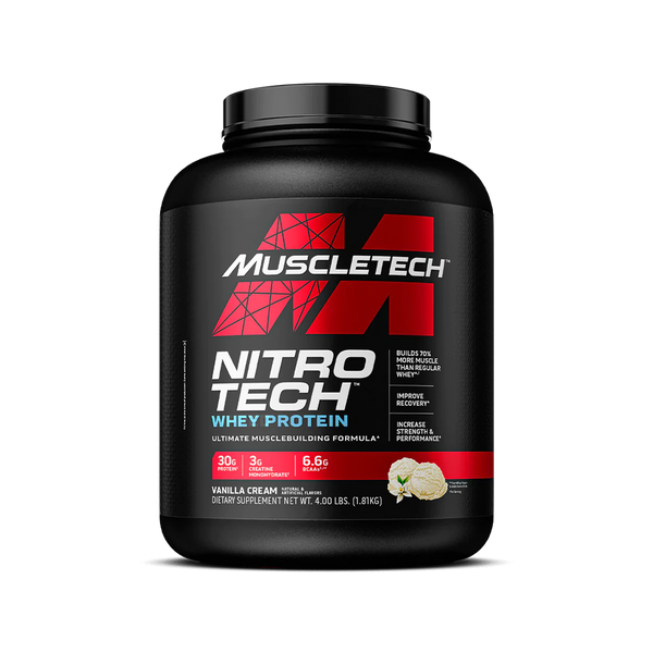 MuscleTech Nitrotech Whey Protein Powder, 1,81 kg