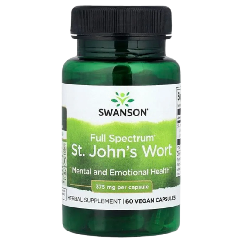 Swanson, Full Spectrum® St. John's Wort, 375 mg - 60 Vegan Capsules