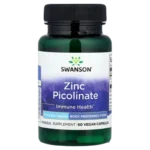 Swanson, Zinc Picolinate, 22 mg - 60 Vegan Capsules