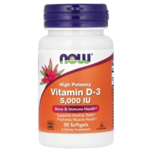 Vitamin D-3 5000 IU - 30 Softgels