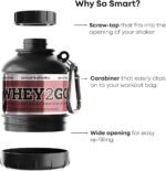 SmartShake Whey2Go Funnel, Black - 110 ml. - Image 2