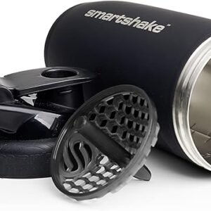 SmartShake Reforce Stainless Steel, Black - 900 ml.