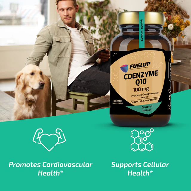 FUELUP - Coenzyme Q10 100 mg, 100 veg caps - Image 4