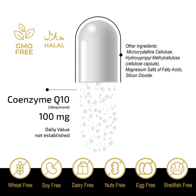 FUELUP - Coenzyme Q10 100 mg, 100 veg caps - Image 6