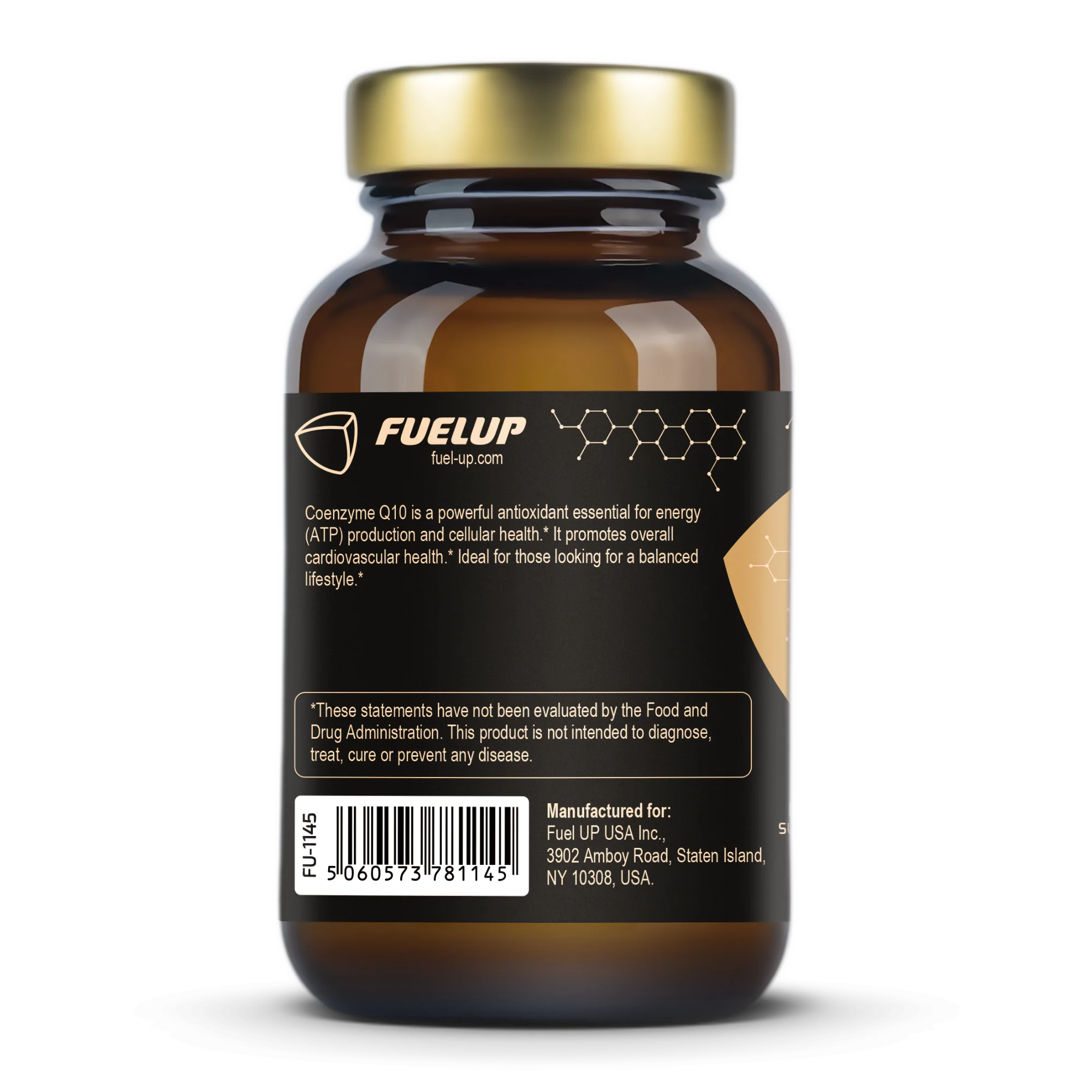 FUELUP - Coenzyme Q10 100 mg, 100 veg caps - Image 2