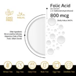 FUELUP - Folic Acid (5-MTHF) B9, 60tabs - Image 3