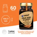FUELUP - Folic Acid (5-MTHF) B9, 60tabs - Image 2