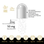 FUELUP - Zinc Picolinate 50mg, 60 veg caps - Image 4