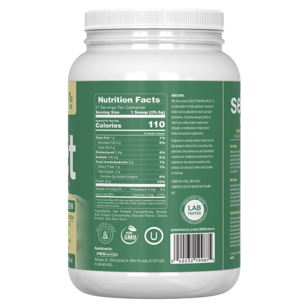 PEScience - Select Protein Powder, Vegan 27 servings - Image 3