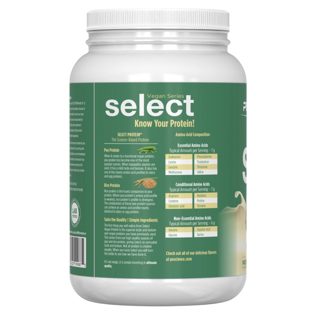 PEScience - Select Protein Powder, Vegan 27 servings - Image 2