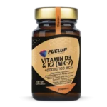 FUELUP - Vitamin D3&K2  4000 & 100 IU/MCG, 120 veg softgels