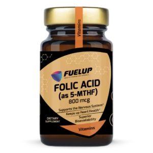 FUELUP - Folic Acid (5-MTHF) B9, 60tabs