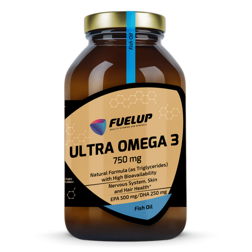 FUELUP - Ultra Omega - 3 (TG, 500/250 ) 1000 mg, 90 softgels