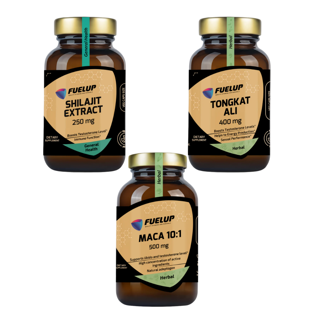 FUELUP - TESTMAX: Maca 10:1 + Tongkat Ali + Shilajit