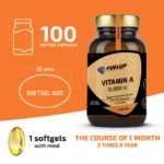 FUELUP - Vitamin A 10000IU, 100 Softgels - Image 2